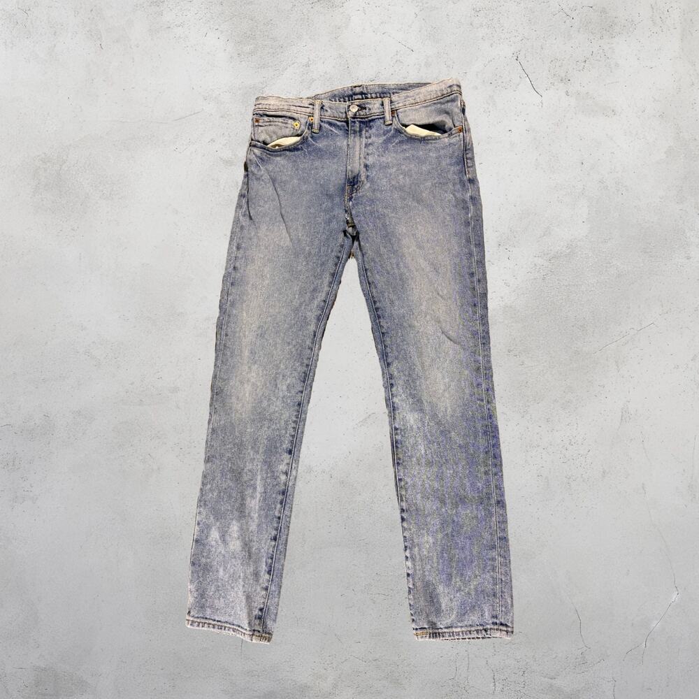👖 Levis 511 Slim 34x32 Distressed Vintage Retro Grunge Style Acid Wash Jeans 💙